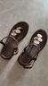森达夹趾凉鞋女2025夏新外穿平底法式罗马凉鞋ZTG33BL5 棕色 37 晒单实拍图