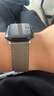 MSSM适用苹果手表表带apple watch小牛皮iwatch S11/ultra3/S10/9/SE3针扣真皮表带 大象灰49/46/45/44 实拍图