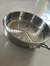 传世家徽（Muceski）不粘锅炒锅抗菌不锈钢锅炒菜锅具少油烟平底炒锅燃气灶电磁炉通用 32cm双面蜂窝纹+不锈钢蒸笼 32cm 实拍图