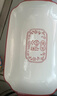 顺祥餐具套装家用陶瓷碗面汤碗创意中式釉下彩高温乔迁新婚喜庆吃饭碗 12.5英寸鱼盘单个 实拍图