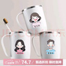  304不锈钢漱口杯一家三口四口刷牙杯亲子牙刷杯儿童洗漱杯牙缸杯 实拍图