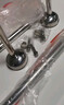 宾客不锈钢晾衣杆阳台顶装固定晾衣架挂衣杆晾衣神器晒衣架打孔凉衣架 高20CM带盖吊座 杆长2.1米 实拍图