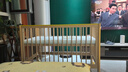 蒙柯pro婴儿床新生儿宝宝实木床+婴儿床垫4D空气纤维双面床垫 实拍图