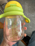 英氏（YEEHOO）婴儿宝宝鸭嘴学饮水杯小月龄PPSU儿童吸管喝奶6个月以上-绿色 实拍图