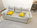 喜客邦客厅折叠沙发床三人卧室两用沙发床布艺欧式简易小户型多功能沙发 1.88米外径海绵棉麻款 【浅卡其色】 实拍图