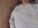 安踏运动休闲卫衣男冬季圆领套头衫打底长T针织宽松运动潮流上衣 实拍图