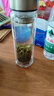【⭐京东物流配送】高硼硅双层玻璃杯大容量泡茶杯水杯子茶水分离 【双层加厚】茶杯 350ml 1只 实拍图