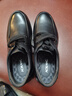 奥康官方男鞋 春秋季时尚商务休闲皮鞋舒适系带简约真皮大头鞋通勤鞋 黑色 1243214141 39 245mm 实拍图