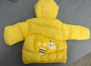 巴拉巴拉童装儿童羽绒服宝宝2025新款冬季婴儿轻薄外套男童女童上衣反季萌 黄色蜜蜂 120 （充绒量55g） 实拍图