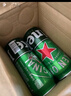 喜力啤酒500ml*21听大罐听装 Heineken（经典18听+星银3听）京东自营 实拍图