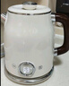 美的（Midea）艺术家电热水壶  烧水壶自动断电保温一体  1.6L大容量电热水壶 316L不锈钢恒温壶 精准控温 63-Q 实拍图
