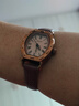 聚利时（Julius）手表女小巧罗马刻度节日礼物时尚酒桶型学生女士手表咖色JA-544E 实拍图