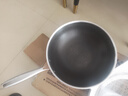 炊大皇 炒锅 304不锈钢炒菜锅煎锅 平底不粘炒锅32cm 可立可视盖不挑灶 实拍图