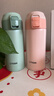 虎牌（TIGER）时尚清新保温杯（直饮盖+吸管盖） MMT-B35C-GM 薄荷绿 350ml 实拍图