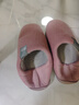 回力纯色全包棉鞋情侣室内外防滑保暖棉拖鞋HL0233粉色40-41码 实拍图