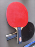 双鱼乒乓球拍直拍横拍 双拍对拍套装 娱乐型2只装附3球 实拍图