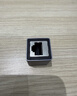绿联网线转接头对接头 铝合金万兆高速屏蔽网络延长器 RJ45网线直通头水晶头5/6/7类网线通用 单个 实拍图