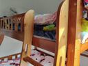 临稚胡桃木 儿童上下床实木高低床双层床上下铺床两层木床子母床 爬梯款 上铺宽1.15米下铺宽1.35米 实拍图