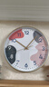 BBA挂钟现代简约时钟创意轻奢挂墙钟表客厅装饰石英钟 几何粉30cm 实拍图