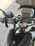 凯威格摩托车龙头把踏板电动车加装横杆拓展支架铝合金横杠 HB-3H_【后视镜 增高款】黑色 实拍图