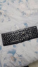 罗技（Logitech）MK120 键鼠套装 有线键鼠套装 办公键鼠套装 电脑键盘 USB即插即用 全尺寸 黑色 实拍图