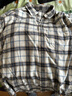 优衣库男女装法兰绒格子衬衫长袖衬衣薄外套481225 480770 481225/30浅米色 3XL 实拍图