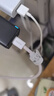 倍思磁吸数据线双头Type-c充电线ctc编织PD100W快充车载 适用苹果17/16e15Pro手机iPad笔记本 1m浮光粉 实拍图