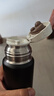 膳魔师（THERMOS）不锈钢保温杯大容量水杯高颜值保温瓶可团购定制刻字生日礼物FEI 黑色 500ml 实拍图