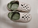唐狮（TonLion）凉鞋男女鞋夏季情侣款洞洞鞋男士外穿沙滩凉拖鞋 墨绿 42/43 实拍图