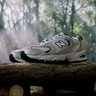 NEW BALANCE NB530官方老爹鞋男鞋女鞋情侣复古秋冬透气百搭运动休闲鞋 米白/金属银MR530KA 建议拍小半码 40 (脚长25cm尺码详询客服) 实拍图