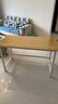舒客艺家 电脑桌台式小户型小桌子家用学习桌写字办公书桌电竞长条桌子 木纹白架单桌120*60*74 加固电脑桌 实拍图