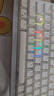 RK98机械键盘无线2.4G有线蓝牙三模键盘笔记本家用办公台式机游戏键盘100键98配列RGB背光白色青轴 实拍图