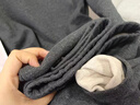 猫人（MiiOW）男士保暖内衣男款加厚德发热无痕羊毛加绒打底衫秋衣秋裤套装冬季 黑色【羊毛蚕丝-男套】 2XL 【男女码。建议重140-160斤】 实拍图