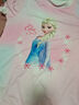 迪士尼儿童速干衣套装爱莎公主短袖t恤女童夏季套装JXAF1210D 橘粉140 实拍图
