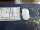 B.O.W 航世 HW299无线键盘鼠标套装充电 静音超薄笔记本电脑办公通用外接数字键盘鼠标 银白电池套装【超薄静音】 实拍图