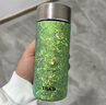 虎牌（TIGER)香港直邮纯钛保温杯高档迷你口袋杯便携泡茶水杯子礼物 冰花绿 230ml 14.5cm+5.5cm 实拍图