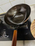 京严炒锅老铁锅家用不粘锅无涂层平底煎炒菜锅电磁炉燃气灶专用铸铁 【鱼鳞纹丨爆炒锅】+杉木盖 32cm 手工锻打丨健康无涂层丨不粘锅 实拍图