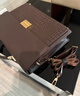 ComeKine来牛防盗公文包男士手提包高端商务包密码锁出差通勤公务员专用电脑包 C9869棕色进口牛皮 14寸 实拍图