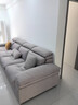 全友家居 奶油风布艺沙发猫抓布客厅转角贵妃L型实木内架可拆洗沙发 实拍图
