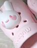 牧童儿童拖鞋夏男宝宝洞洞鞋软底女童卡通洗澡婴幼儿家居鞋萌兔粉160 实拍图