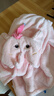babycare婴儿浴巾暖绒洗澡巾光暖黑科技baby绒带帽斗篷-小粉象105*105cm 实拍图