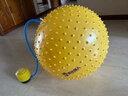 波比超人早教大龙球儿童前庭感统训练器材幼儿园瑜伽球成人家用颗粒玩具 柠檬黄65CM：亲肤材质加厚防爆 实拍图