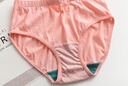 AB4条商场同款女抗菌短裤棉质中老年夏薄宽松大码高腰奶奶三角内裤 （混色2条+ 大红2条） 4条 XL 实拍图