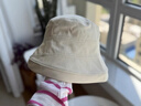 CACUSS帽子女士春秋遮阳帽户外骑行防紫外线太阳帽防晒渔夫帽盆帽 米大 实拍图