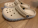 卡骆驰（CROCS）洞洞鞋贝雅卡骆班轻便耐磨一脚蹬休闲鞋|205089 冬日白/彩色-1LI 41 /42(260mm) 实拍图
