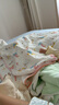 爱贝迪拉婴儿纱布浴巾新生儿童纯棉宝宝初生洗澡专用超软全棉大尺寸裹纱巾 【礼盒套装】6层-90cm浴巾+方巾-公主 70*90cm 实拍图