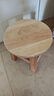 扬泗 凳子换鞋凳实木凳橡木凳子小板凳家用小矮凳整装小圆凳木头 25高两把装 实拍图