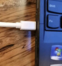 绿联Mini DP转DVI转换器线 高清迷你DP雷电2转接头 适用苹果Surface笔记本电脑连接投影仪显示器10402 实拍图