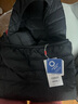 鸭鸭（YAYA）佟丽娅同款轻薄羽绒服女新款秋冬季休闲短款连帽保暖轻便韩版外套 黑色 2XL 实拍图