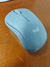 罗技（Logitech）M221 轻音鼠标 无线鼠标 办公鼠标 对称鼠标 带无线微型接收器 雾霭蓝 实拍图